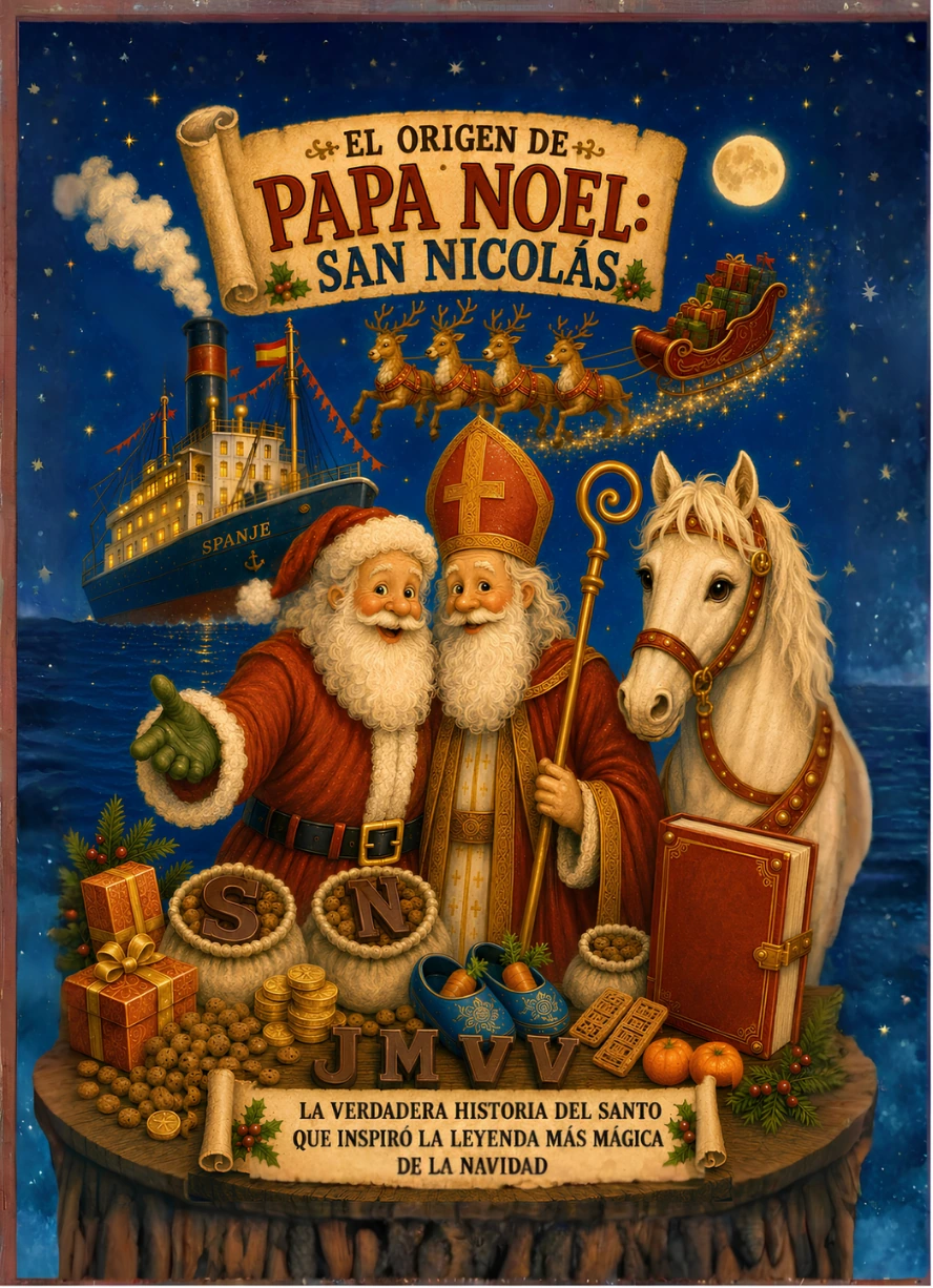 Portada de El origen de Papá Noel: San Nicolás