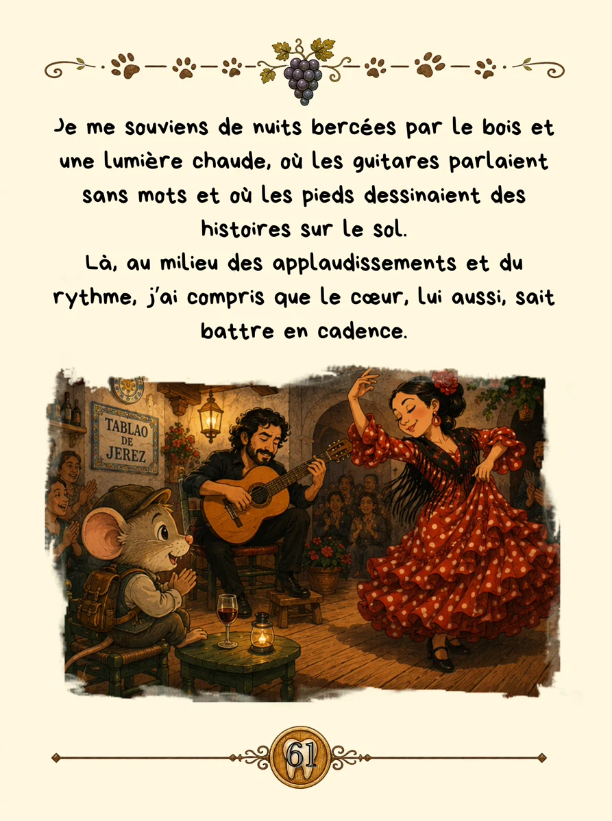 Pérez profitant du flamenco à Jerez