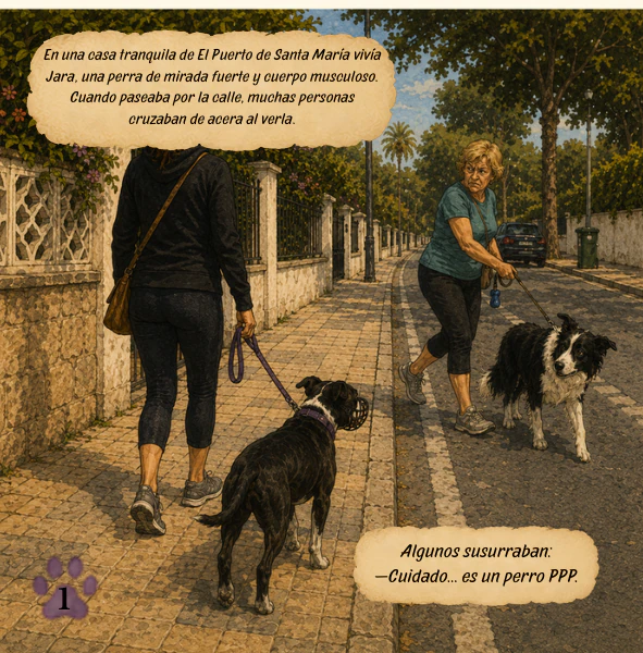Sample page 1 from the original Spanish edition of Jara, the Noble PDD