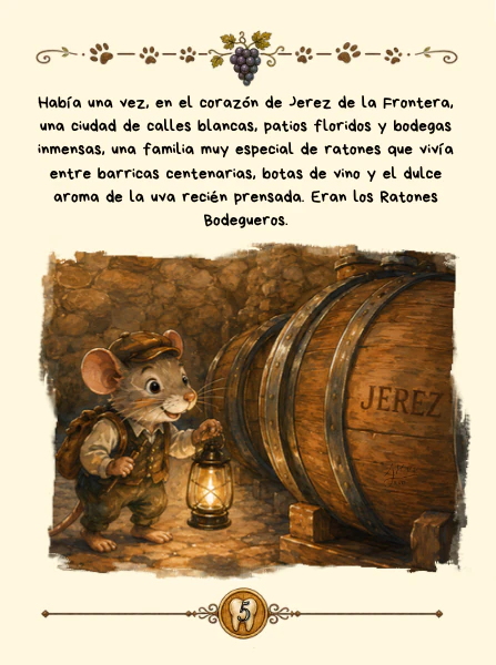 Sample page 5 from the original Spanish edition of The Origin of the Little Mouse Pérez